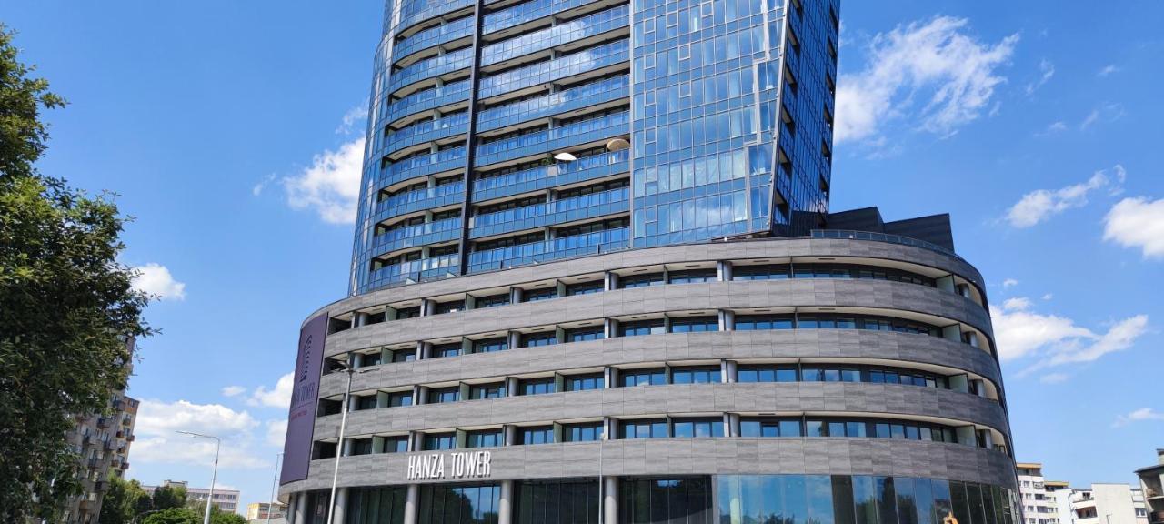 Aleda Tower, 14 Floor, Balkon Apartment Szczecin Exterior photo