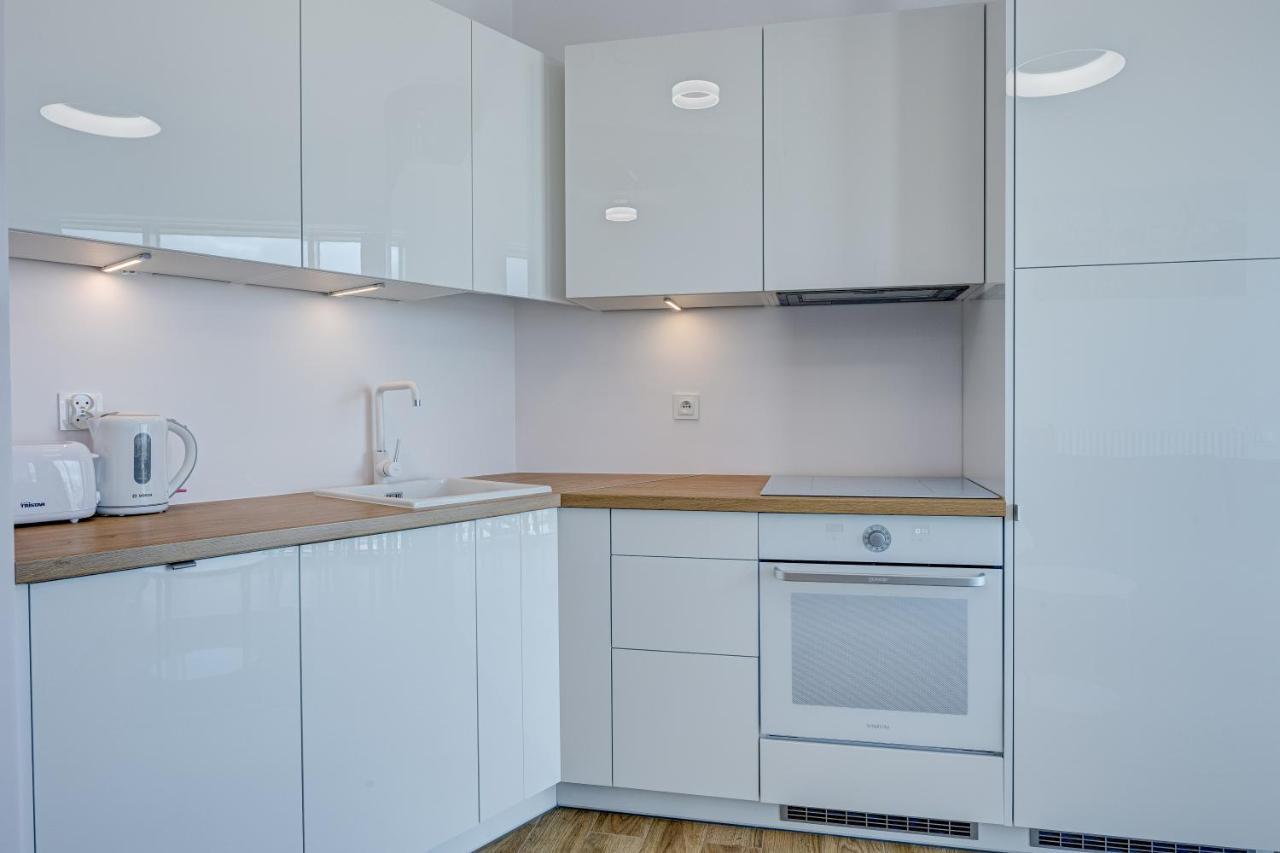 Aleda Tower, 14 Floor, Balkon Apartment Szczecin Exterior photo